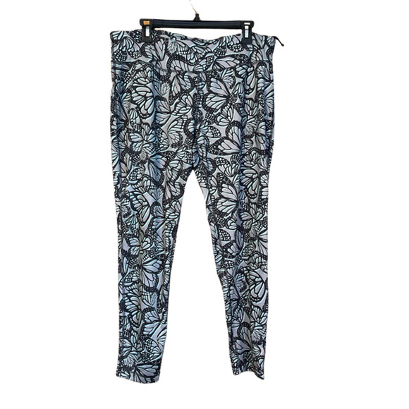 Danskin Now Pants - Women's leggings DANSKIN NOW butterfly print Size SL 16/18